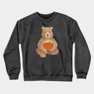 Cute Fall Bear Crewneck Sweatshirt